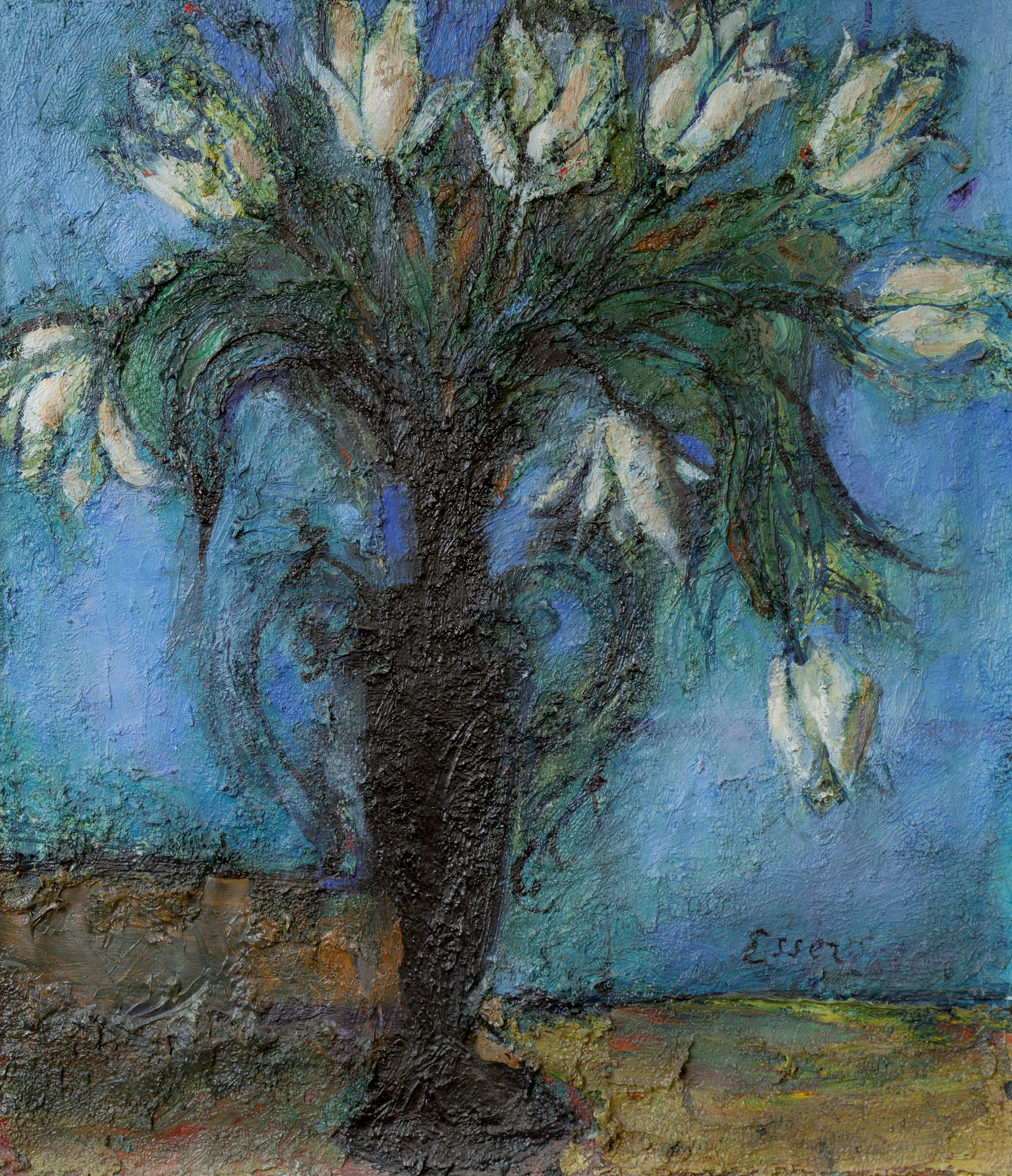 Öl auf Leinwand, ein Gemälde von Georg Esser