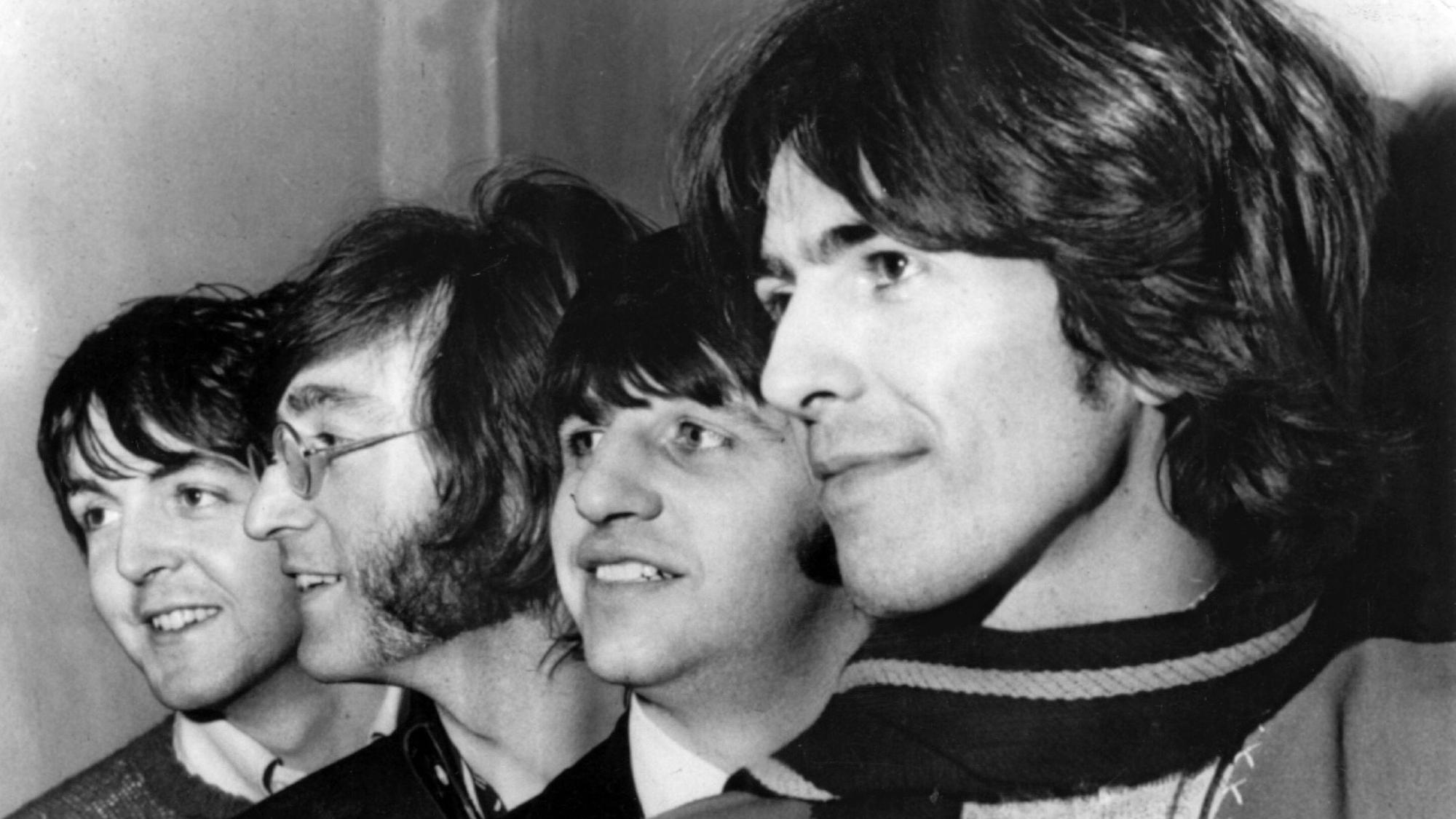 Die Beatles v.l.n.r. mit Paul McCartney, John Lennon, Ringo Starr und George Harrison (undatierte Aufnahme).