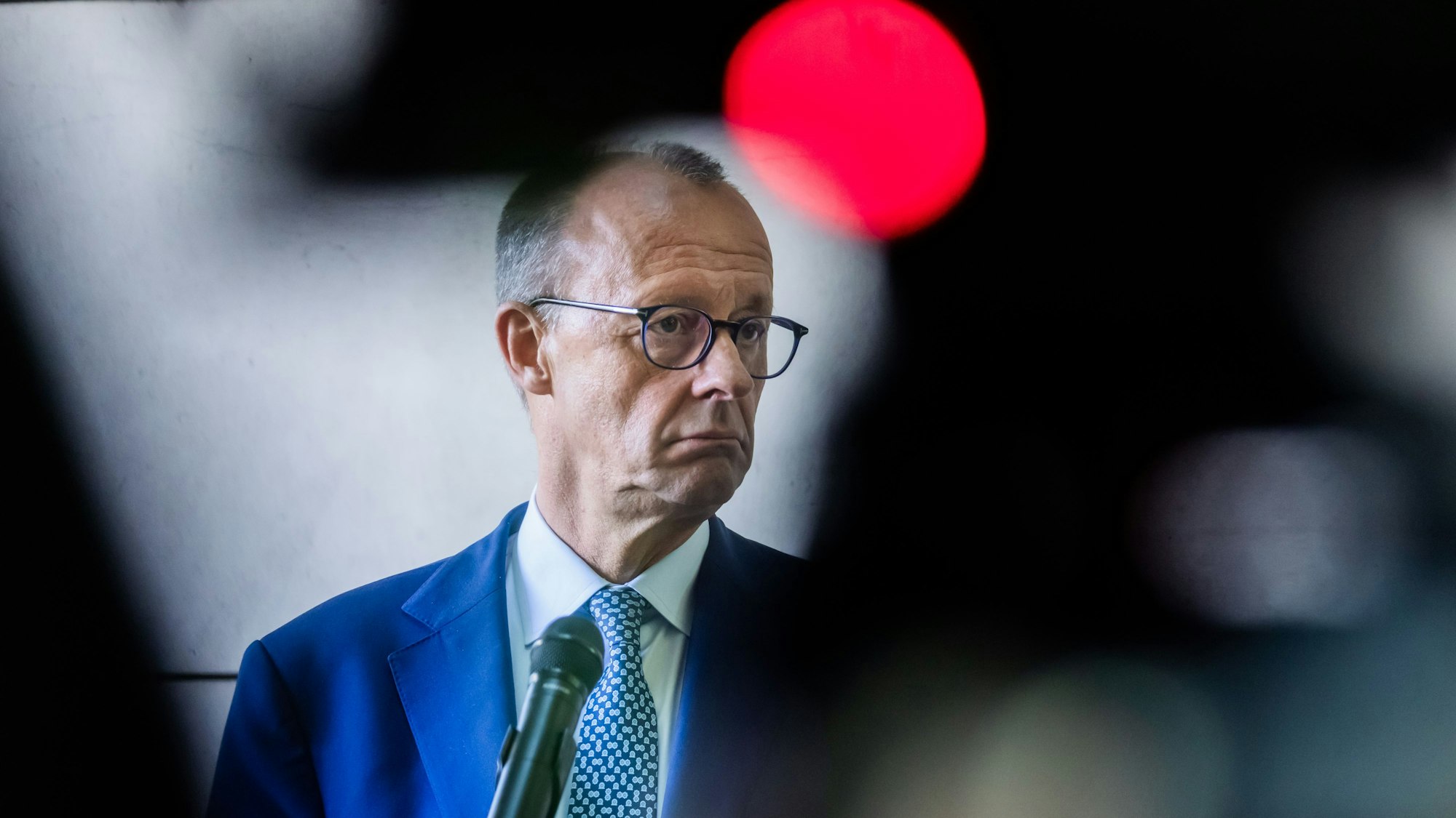 Das Bild zeigt den CDU-Bundesvorsitzenden und zukünftigen Kanzler Friedrich Merz.