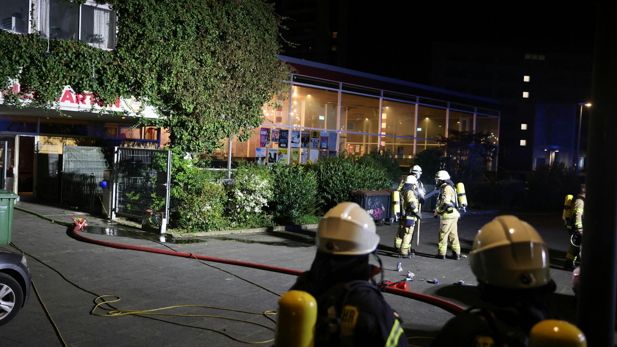 Im Keller der Mülheimer Stadthalle ist ein Feuer ausgebrochen.