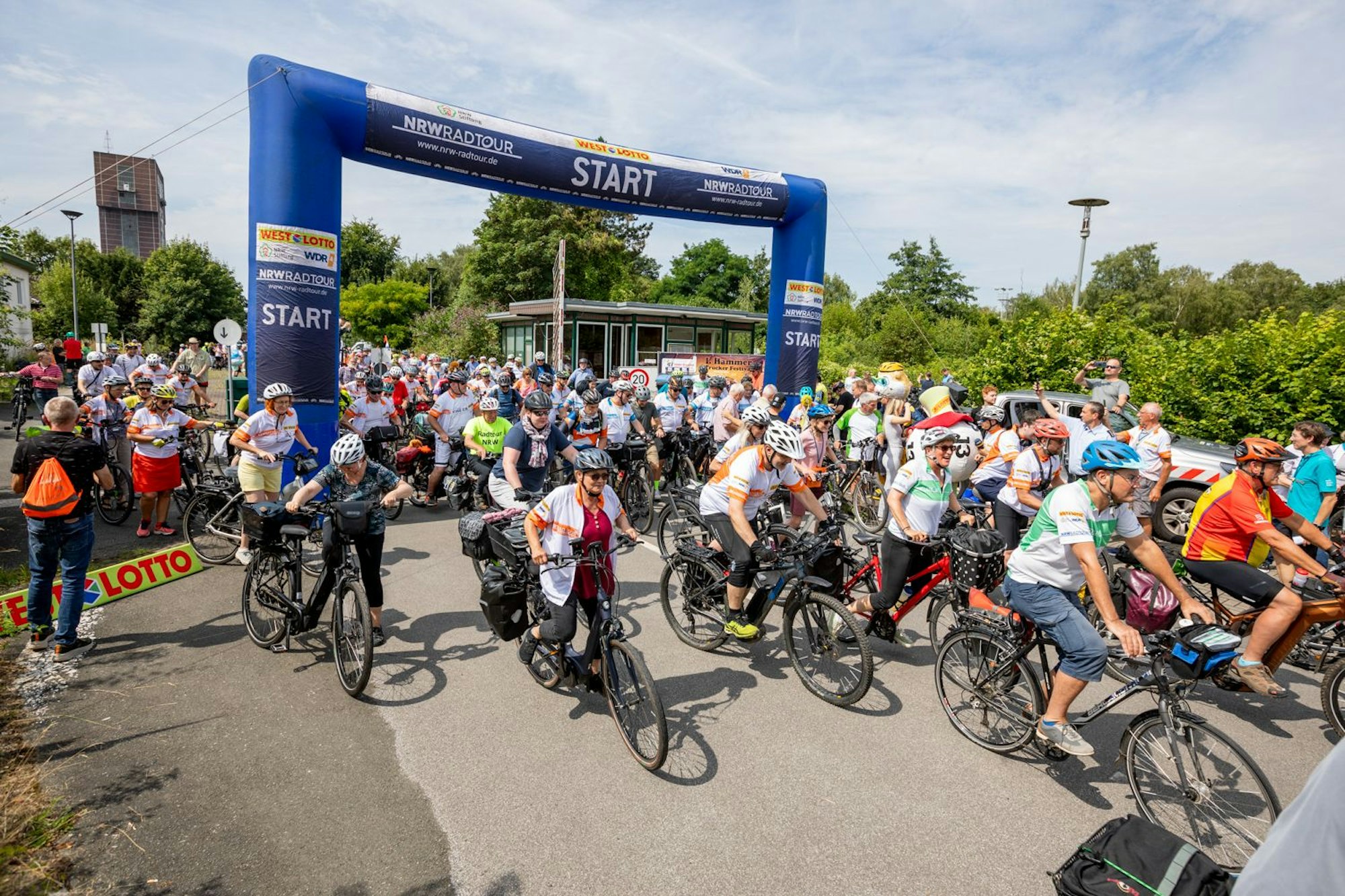 Start der NRW Radtour