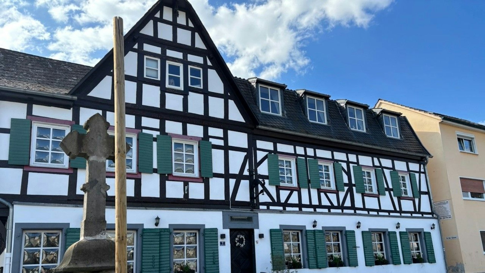 Die Außenansicht des Restaurants Weinmühle in Königswinter-Oberdollendorf
