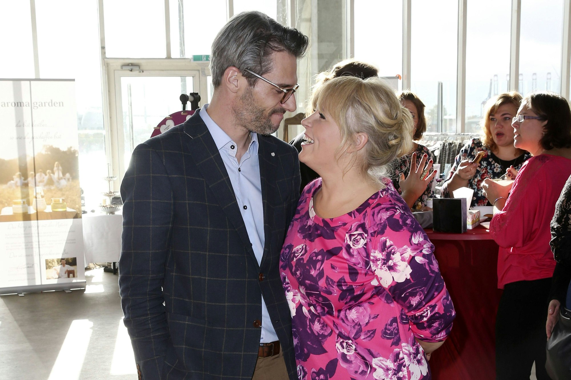 Maite Kelly mit ihrem damaligen Ehemann Florent Michel Raimond bei der Präsentation einer Bonprix-Kollektion.