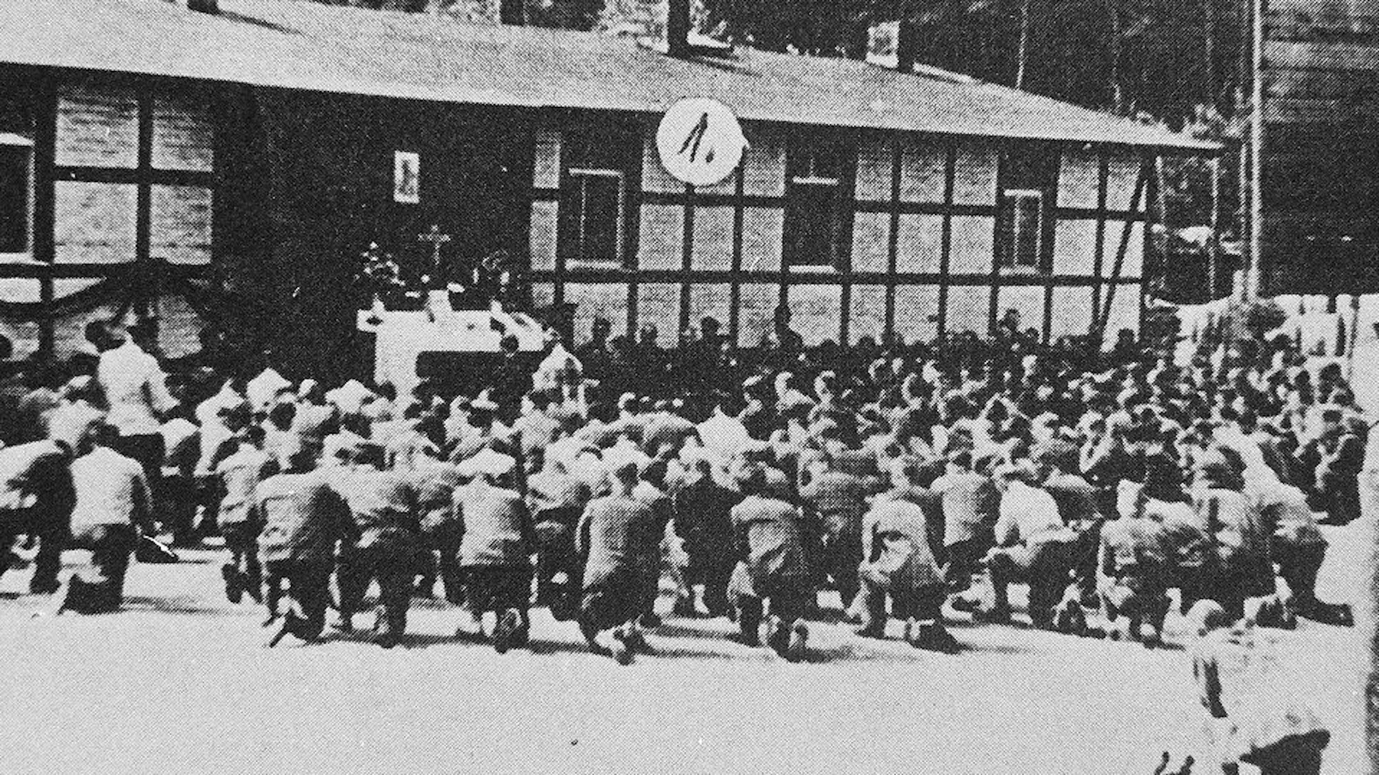 Historische Aufnahme aus dem Kriegsgefangenenlager Hoffnungsthal