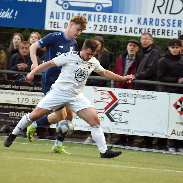 Szene aus einem Fußballspiel