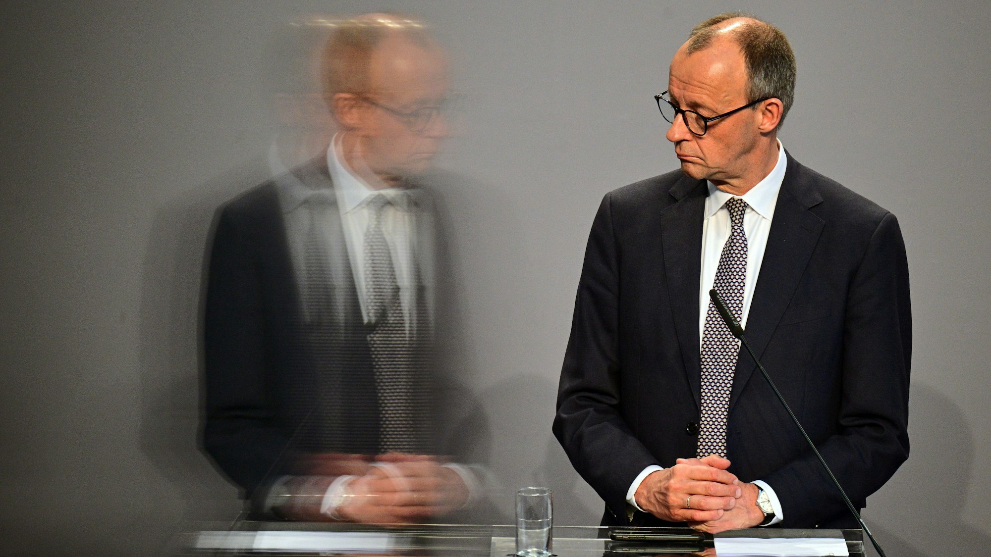 Friedrich Merz will in den USA selbstbewusst auftreten. (Archivbild)