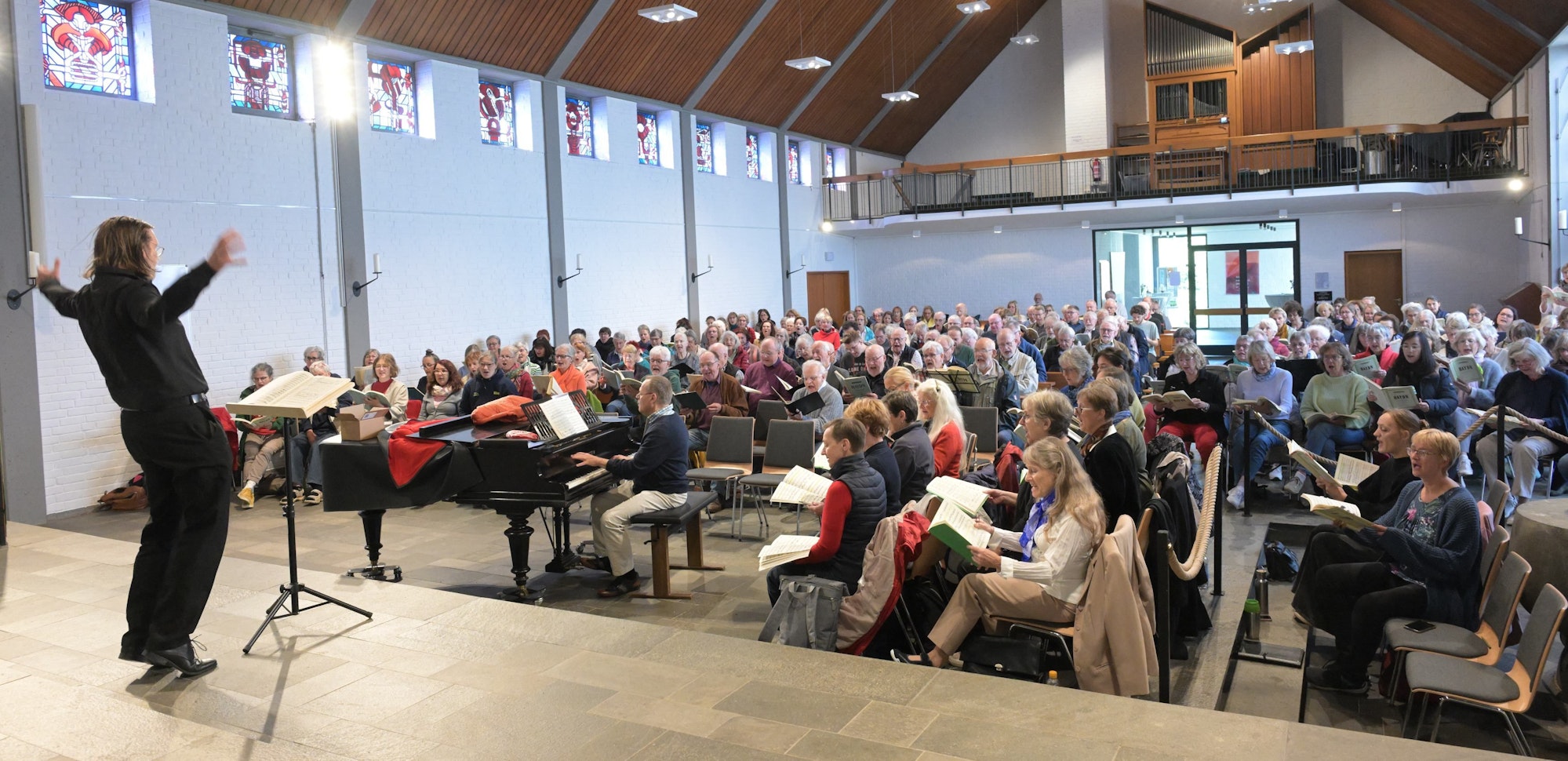 Herzblut investierte Andreas Meisner auch in seine Tätigkeit als Chorleiter. Er schaffte es, über 200 Oratorien aufzuführen.