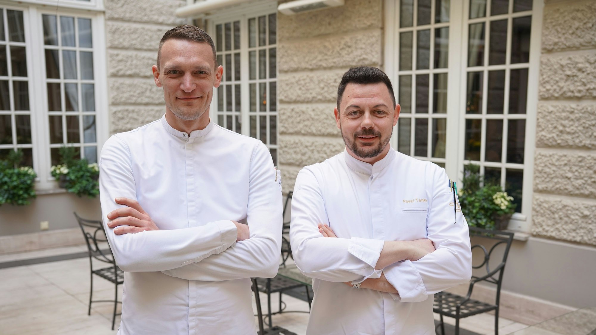 Lars Wolf (linsk) und Pavel Tanev sind die neuen Küchenchefs im Hotel Excelsior Ernst.