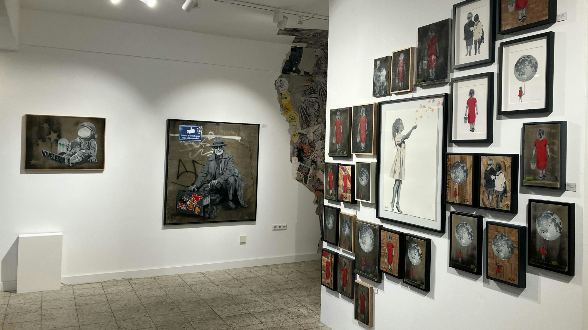 Showroom des Künstlers ‚seiLeise‘ in Köln-Mülheim