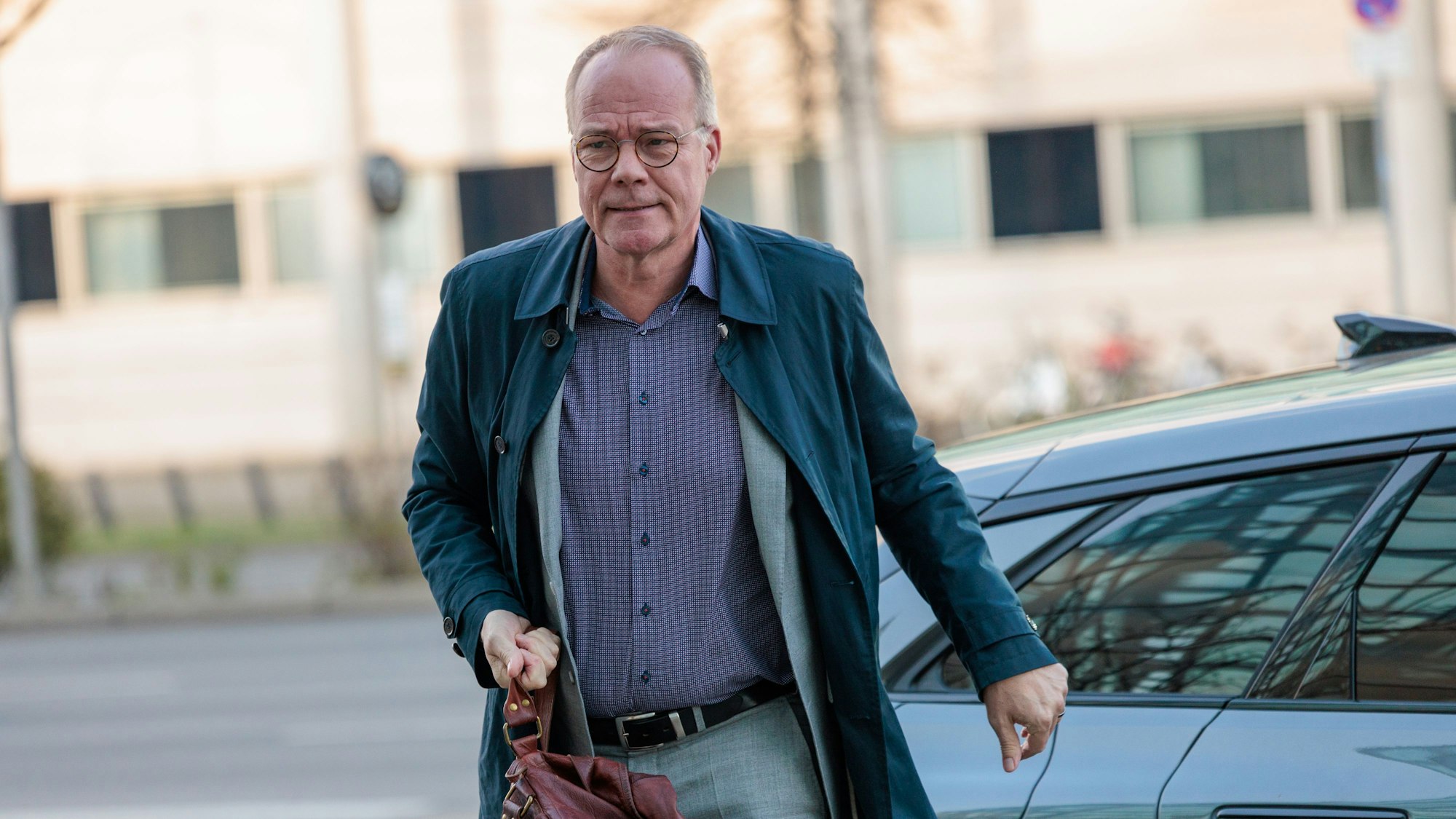 Matthias Miersch, SPD-Generalsekretär, kommt zur Fortsetzung der Koalitionsverhandlungen von Union und SPD in der Parteizentrale der CDU im Konrad-Adenauer-Haus.