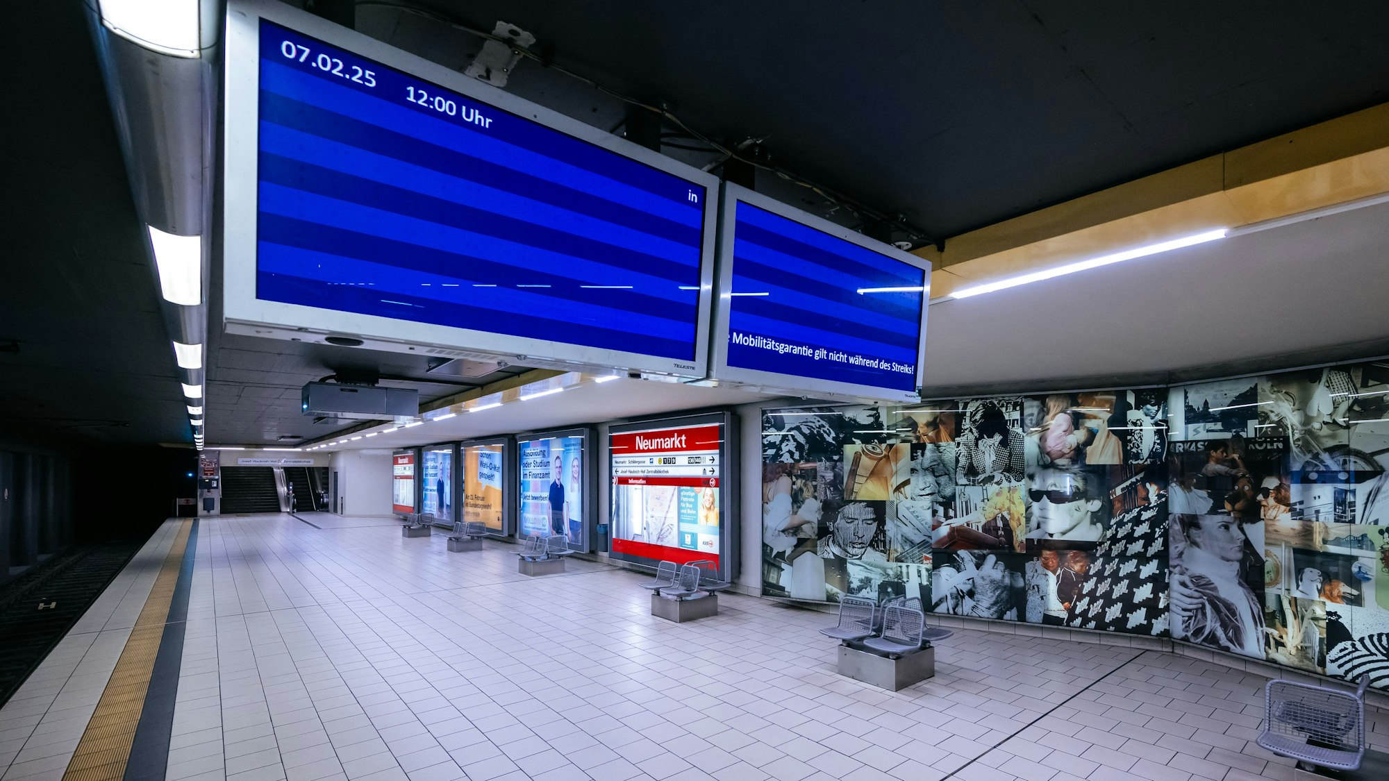 KVB Streik - Neumarkt