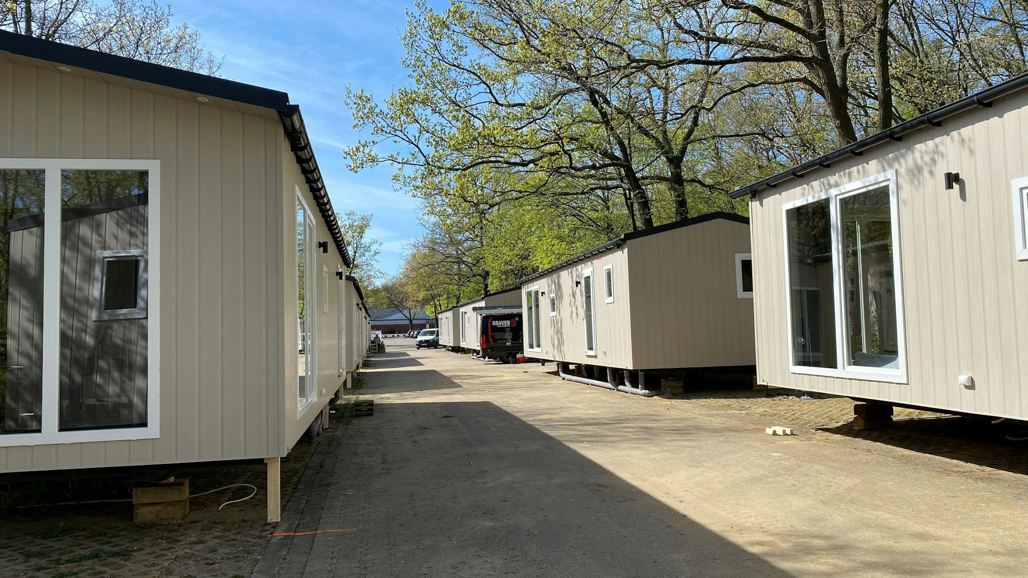Das Foto zeigt die Mobile Homes in Paffrath