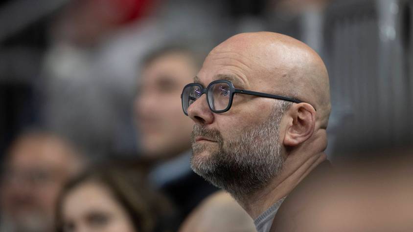 Der Blick geht nach oben: Geschäftsführer Philipp Walter von den Kölner Haien.