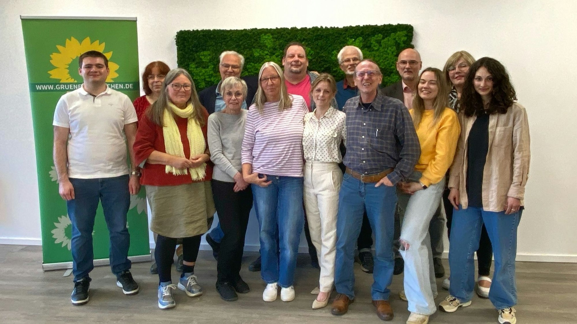 Das Bild zeigt die gewählten Kandidaten der Kreis-Grünen.