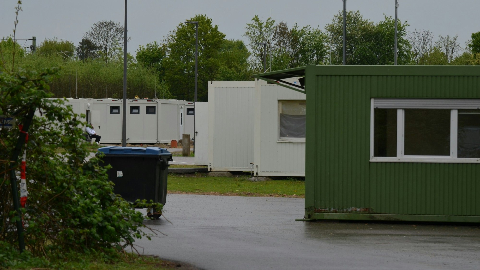 Das Foto zeigt eine Geflüchteten-Unterkunft.