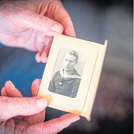 Als Soldat in der Marine erlebte Gustav Dünhölter den Zweiten Weltkrieg – er hatte sich mit 17 Jahren freiwillig gemeldet.