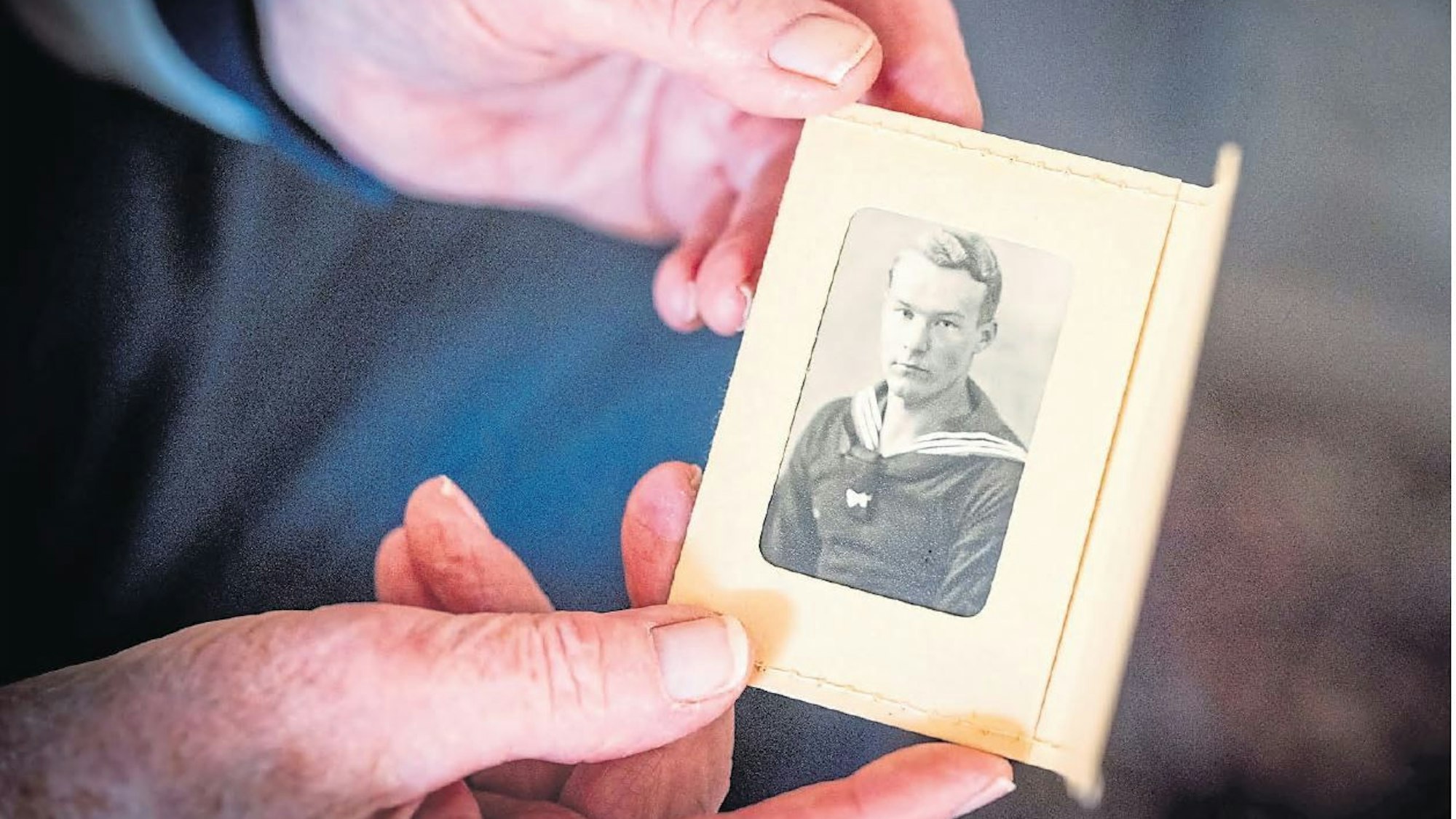 Als Soldat in der Marine erlebte Gustav Dünhölter den Zweiten Weltkrieg – er hatte sich mit 17 Jahren freiwillig gemeldet.