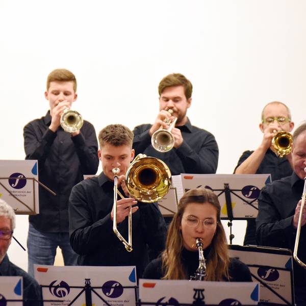 Das Archivfoto zeigt Big Stuff, die Big Band der Musikschule Wipperfürth.