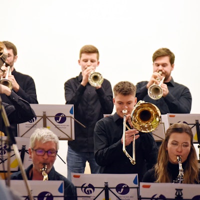 Das Archivfoto zeigt Big Stuff, die Big Band der Musikschule Wipperfürth.