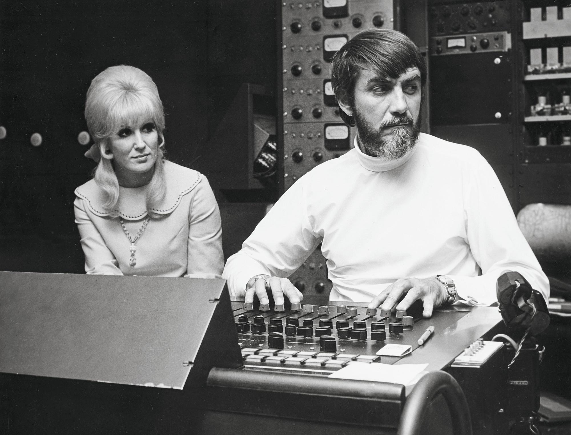 Dusty Springfield mit Produzent Tom Dowd