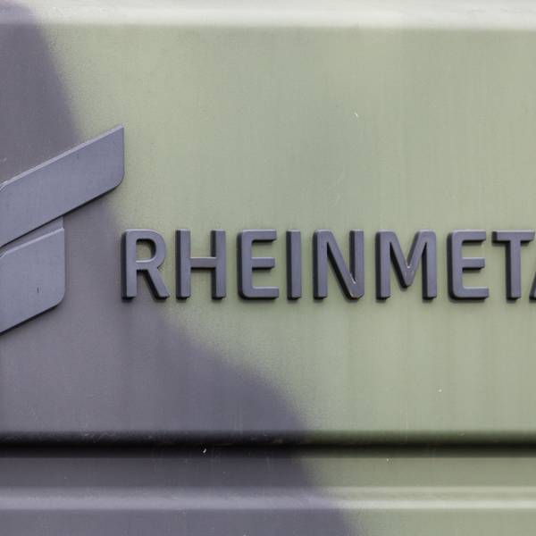 Das Logo von Rheinmetall