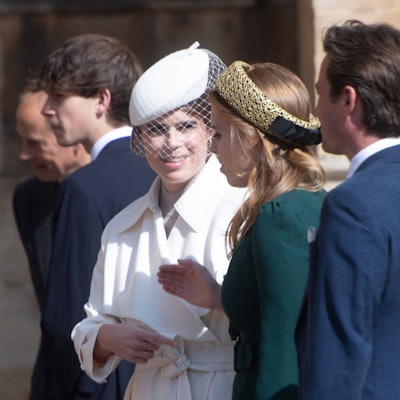 Prinzessinnen Eugenie und Beatrice beim Ostergottesdienst 2025.