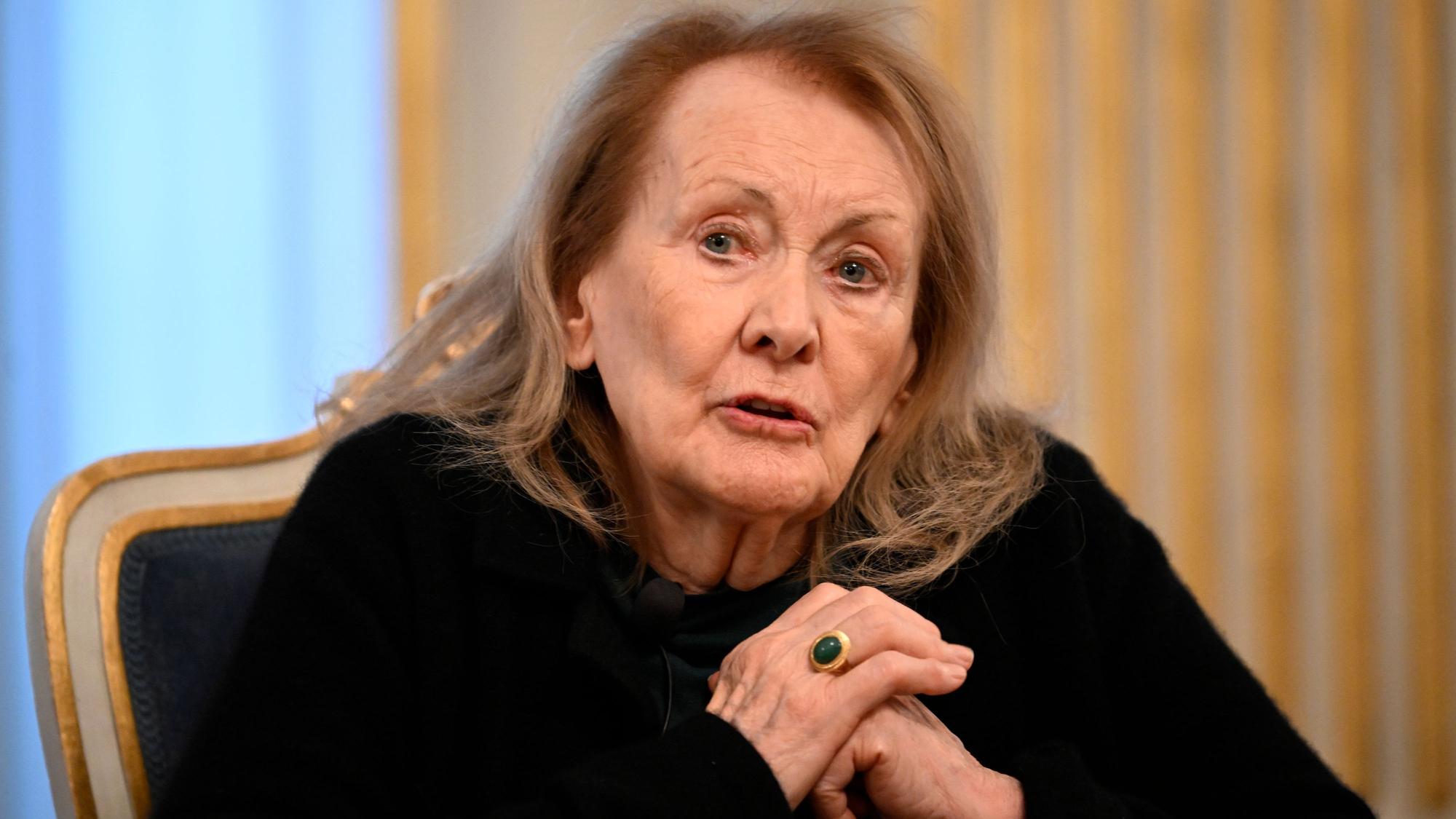 Die französische Schriftstellerin Annie Ernaux, Gewinnerin des Literaturnobelpreises 2022.