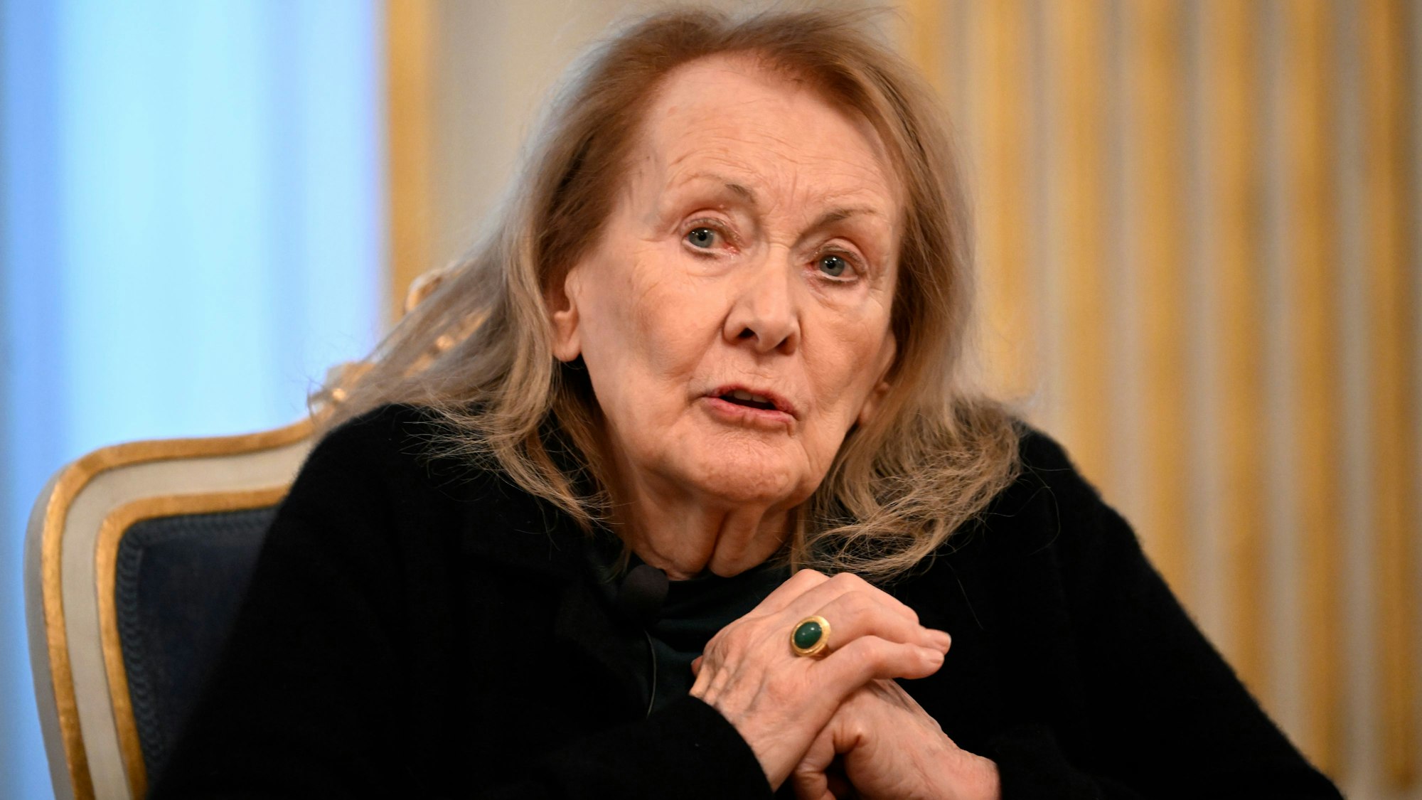 Die französische Schriftstellerin Annie Ernaux, Gewinnerin des Literaturnobelpreises 2022.