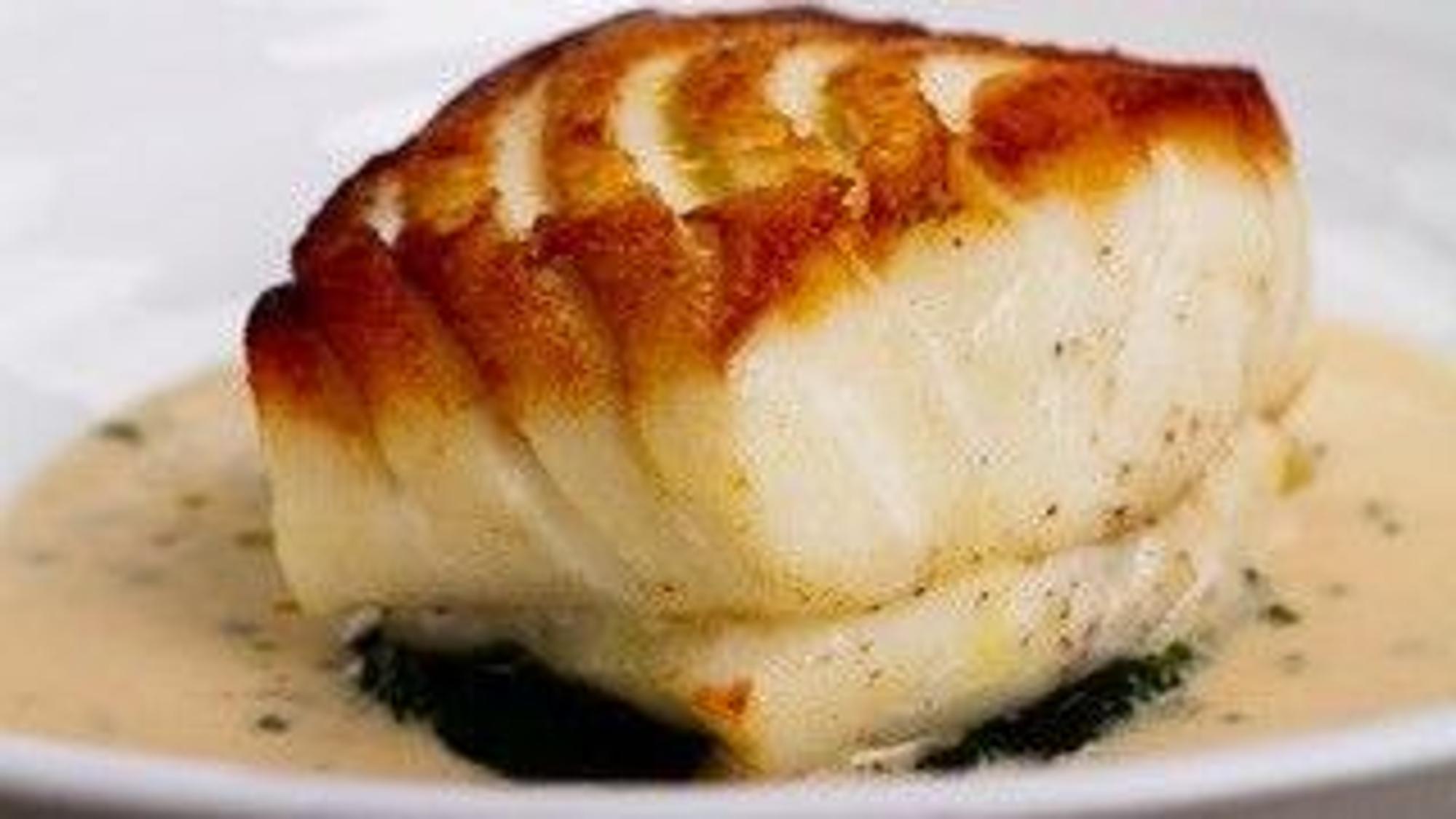 Kabeljau mit Majoran-Sahne-Sauce: Ein kulinarisches Gedicht von „Le Moissonnier“-Chefkoch Eric Menchon.