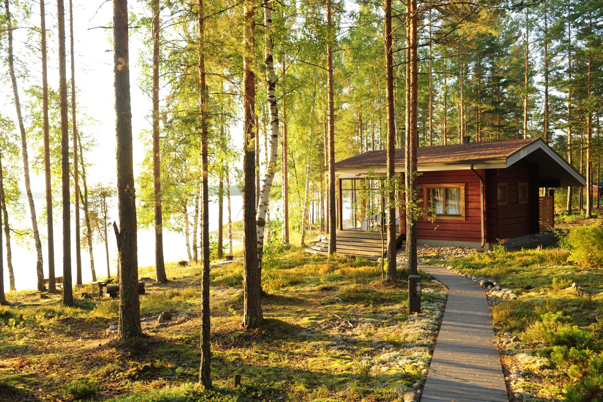 In Ihrer urgemütlichen Blockhütte direkt am Saimaa-See lassen Sie die Hektik des Alltags hinter sich.