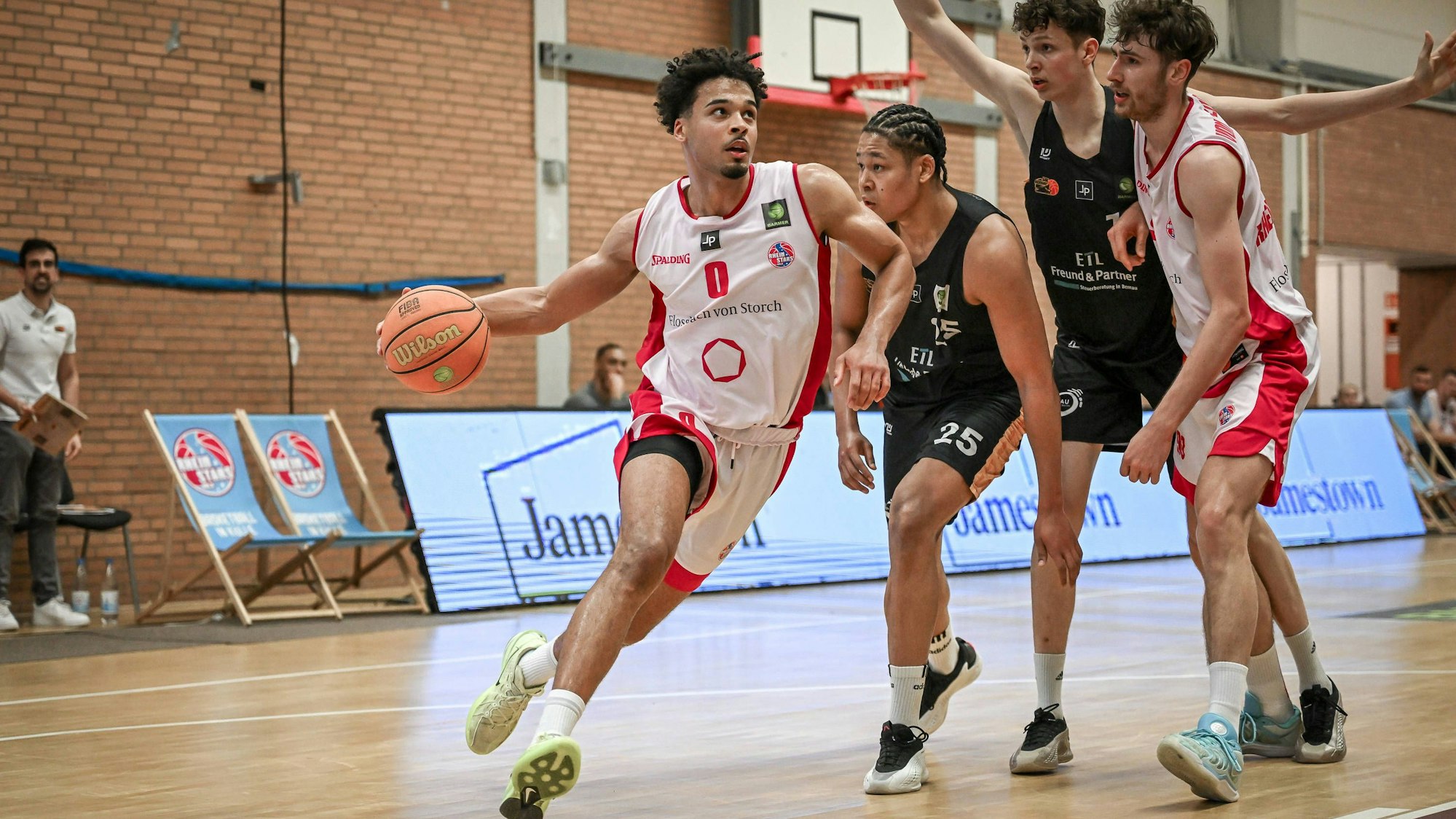 Sport Bilder des Tages Barmer 2. Basketball Bundesliga ProB: Rheinstars Koeln vs. LOK BERNAU, 20.04.2025 Maximilian Begue RheinStars Koeln 0, Barmer 2. Basketball Bundesliga ProB: Rheinstars Koeln vs. LOK BERNAU am 20.04.2025 im ASV Koeln in Koeln Nordrhein-Westfalen *** Barmer 2 Basketball Bundesliga ProB Rheinstars Koeln vs LOK BERNAU, 20 04 2025 Maximilian Begue RheinStars Koeln 0 , Barmer 2 Basketball Bundesliga ProB Rheinstars Koeln vs LOK BERNAU on 20 04 2025 at ASV Koeln in Koeln North Rhine-Westphalia Copyright: xBEAUTIFULxSPORTS/Mueller-Laschetx