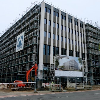Baustelle der neuen Verbandszentrale des VIKZ.