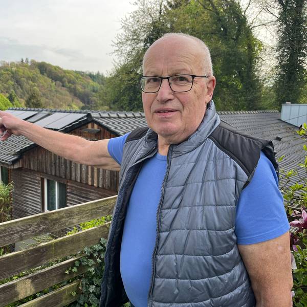 Helmut Schumacher hat als Kind erlebt, wie amerikanische Soldaten die Bröl überquerten und das Dorf einnahmen.