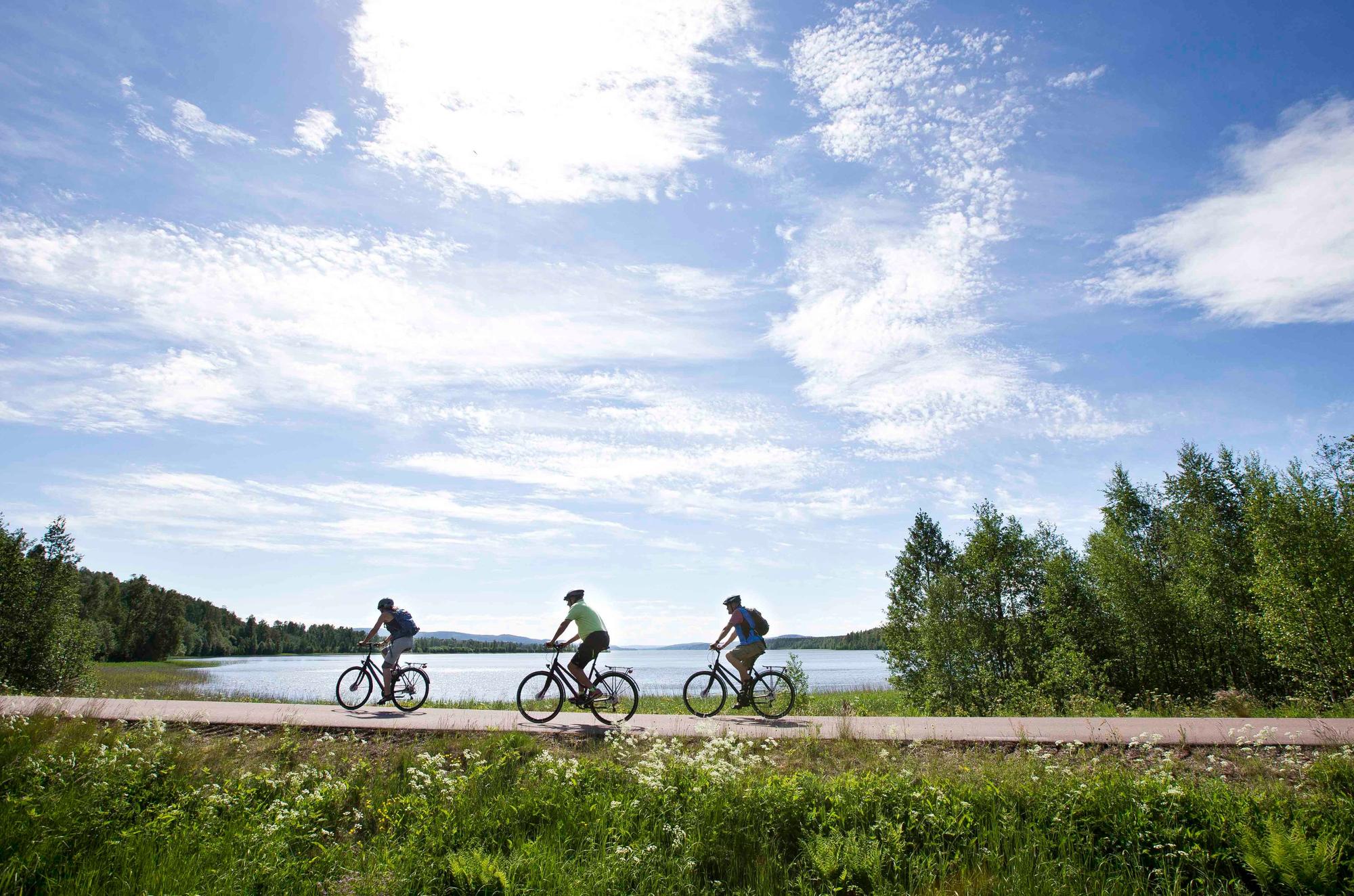 Die wunderschöne Natur rund um Alingsås lässt sich perfekt mit dem Fahrrad erkunden.