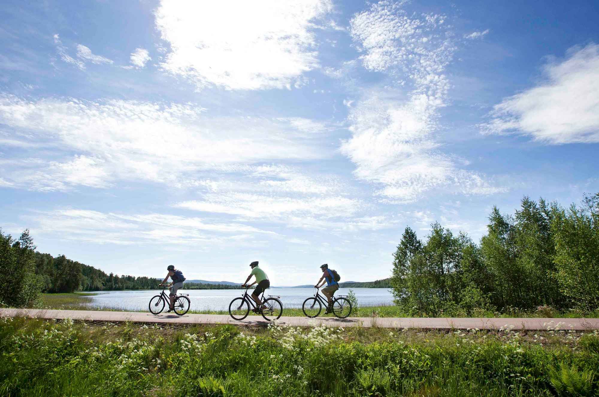 Die wunderschöne Natur rund um Alingsås lässt sich perfekt mit dem Fahrrad erkunden.