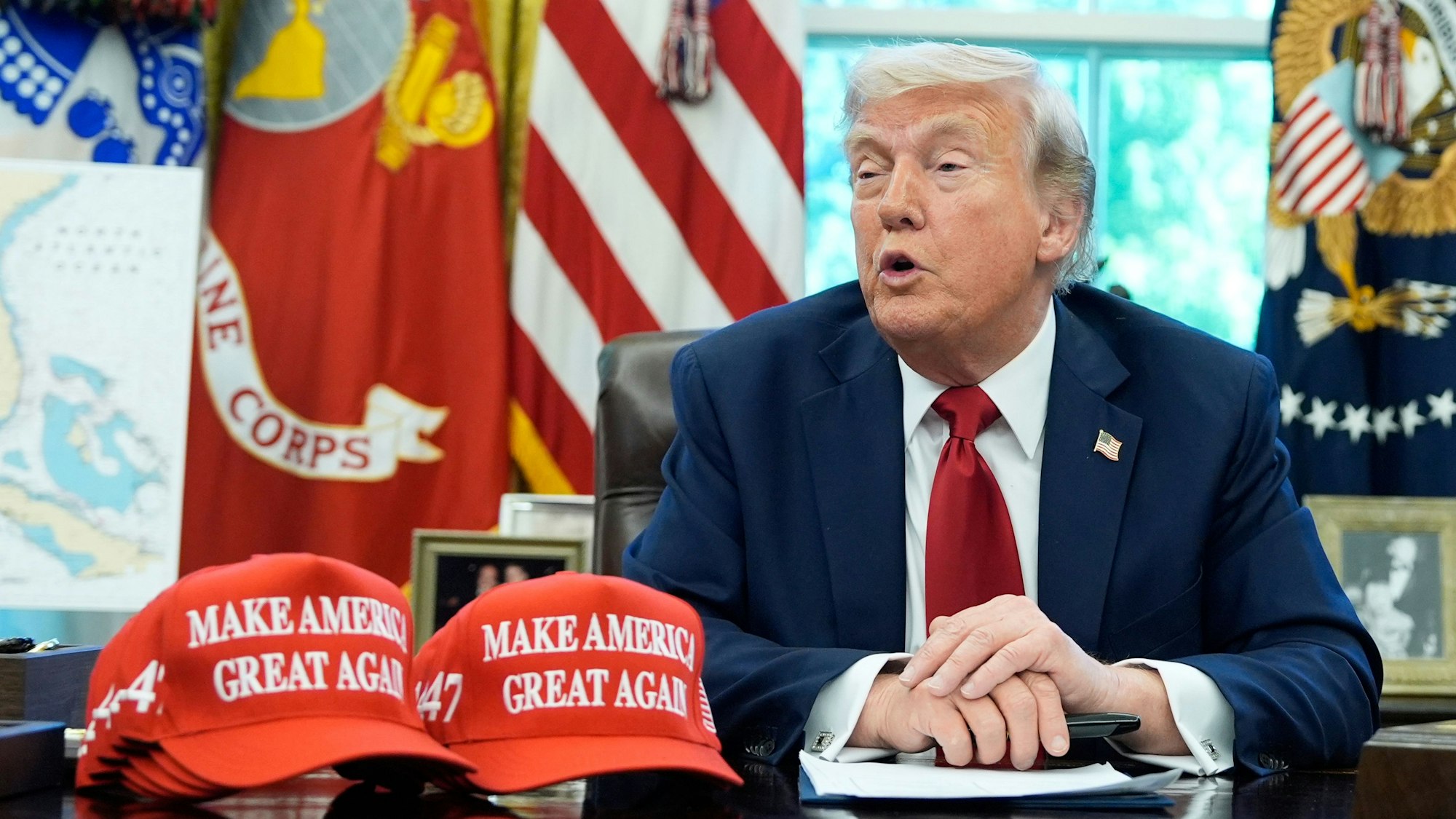 Als Vermittler nicht mehr ernst zu nehmen: Donald Trump, hier am Mittwoch im Weißen Haus.