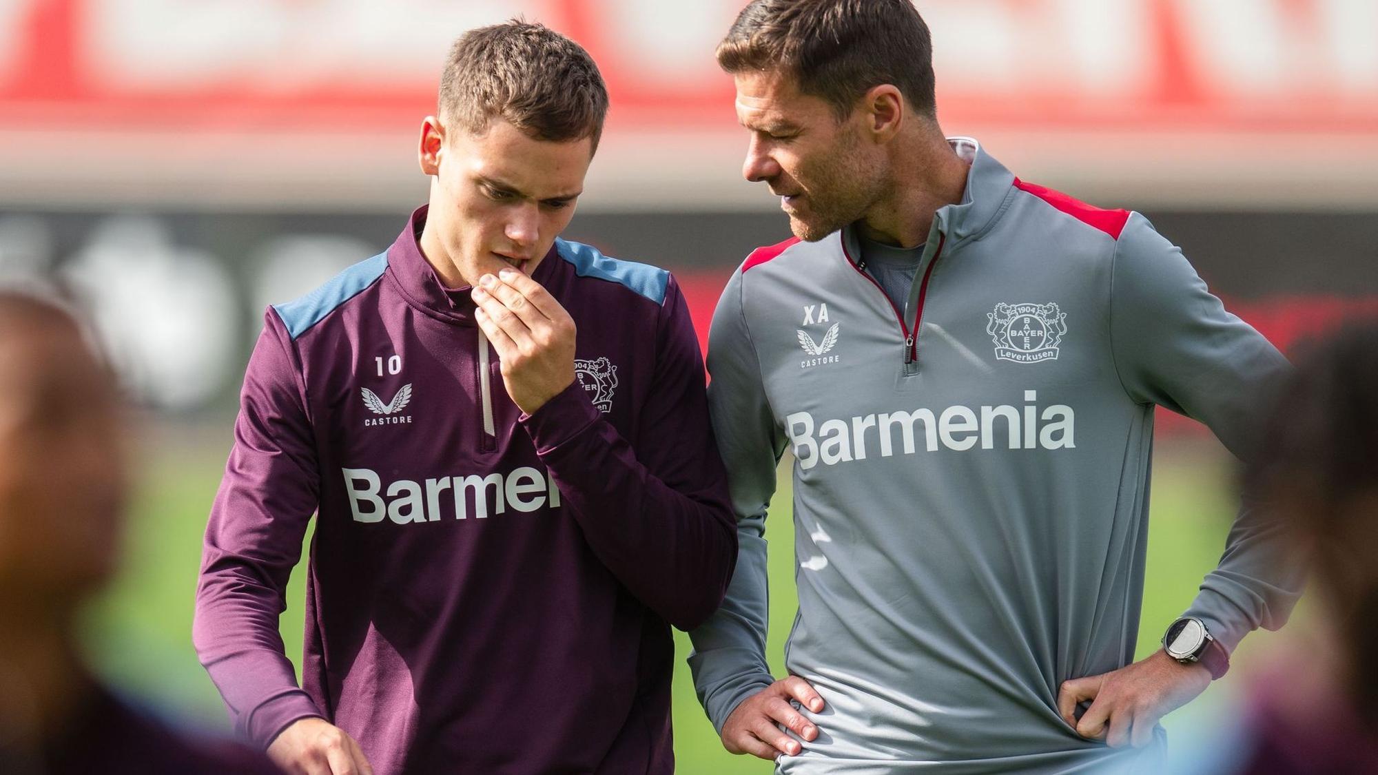 Bald beide weg? Wirtz und Trainer Alonso.