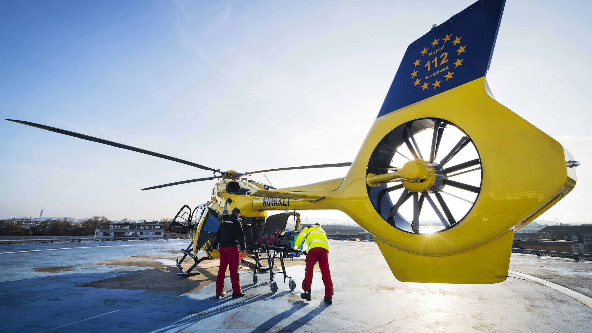 Von wo die Rettungshubschrauber künftig starten, wird im Rathaus intensiv diskutiert.