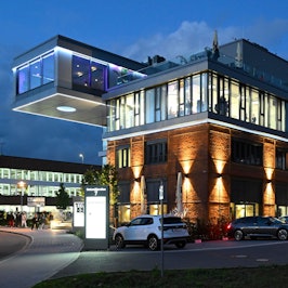 Außenansicht der Halle 51.