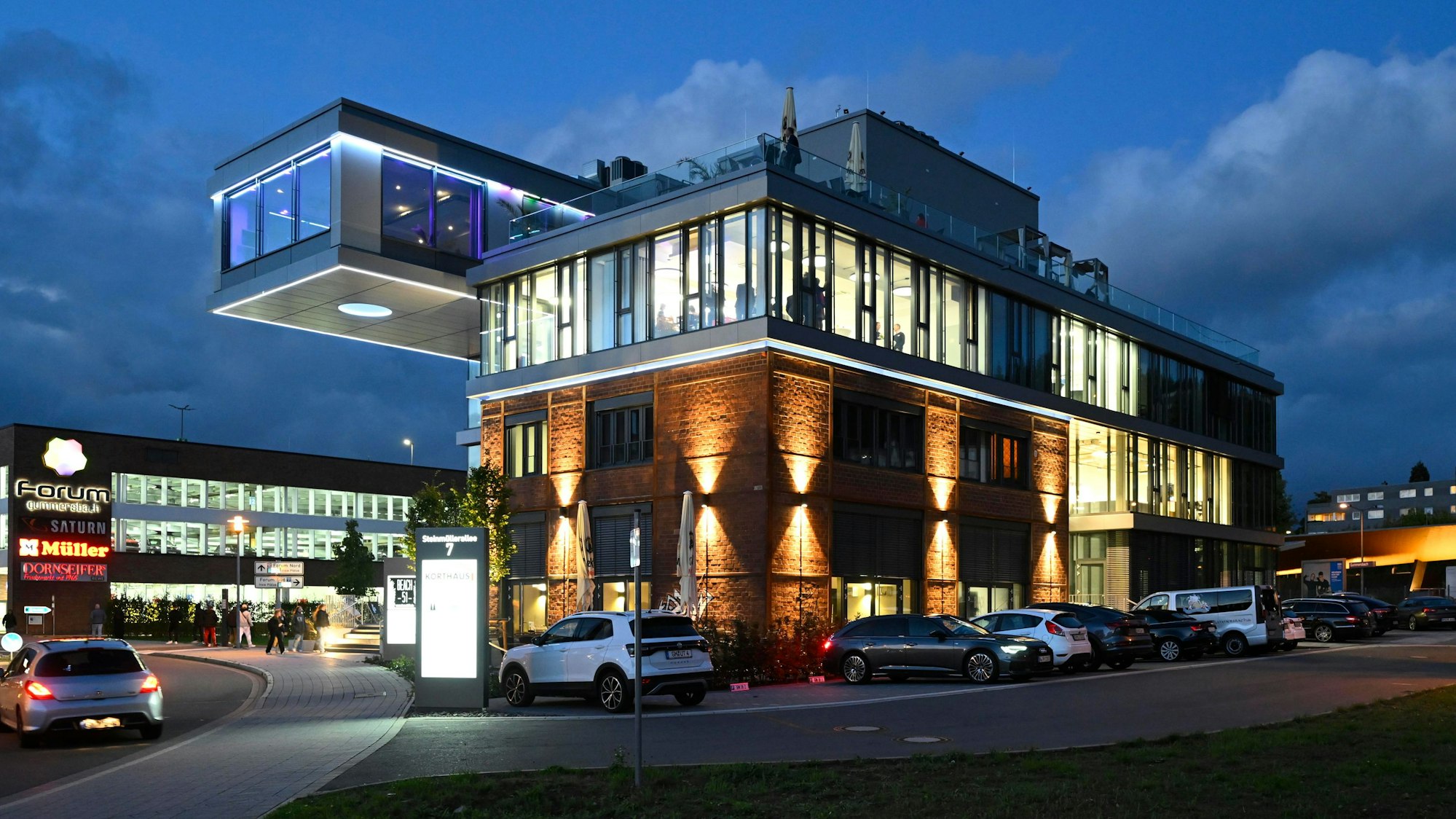 Außenansicht der Halle 51.