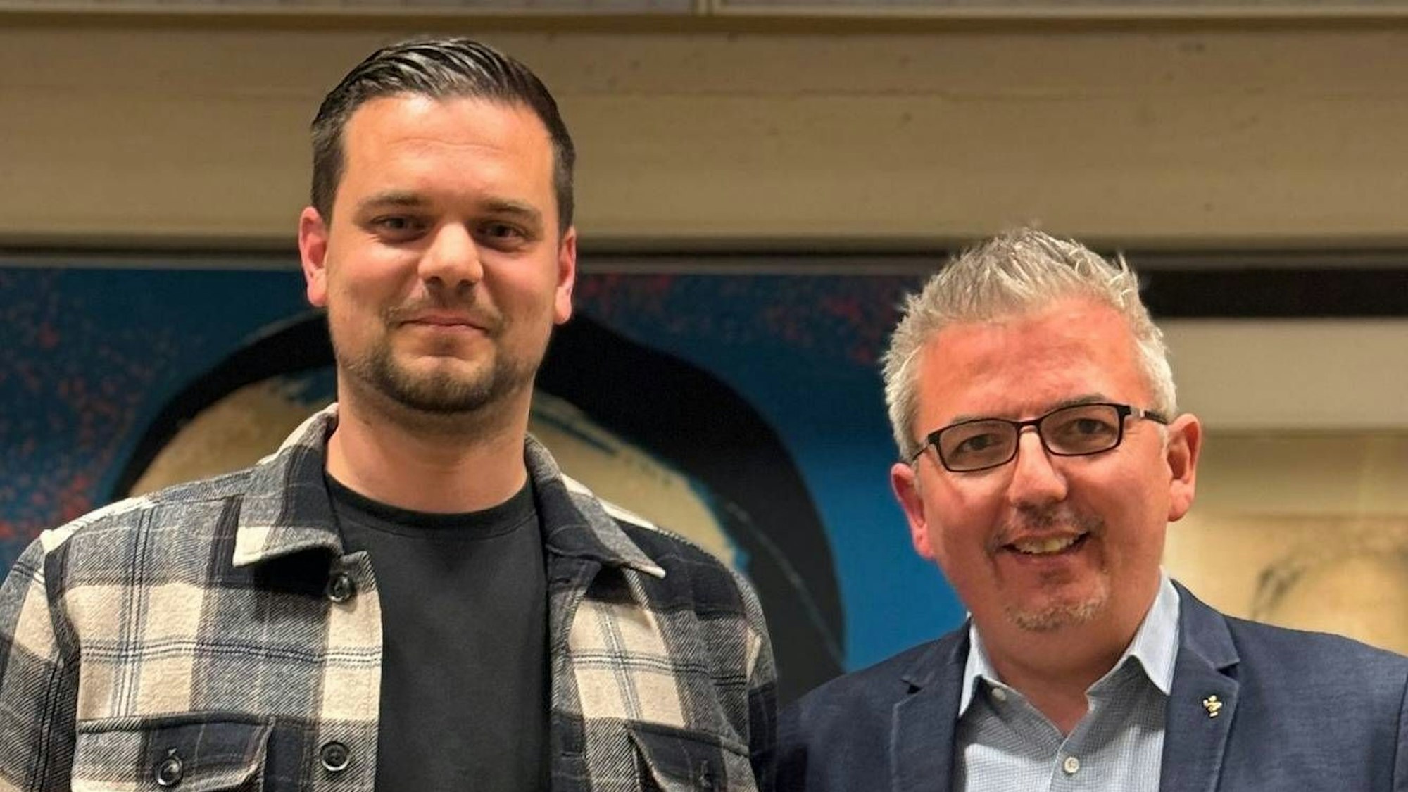 Das Foto zeigt Andreas Erdmann und David Held.