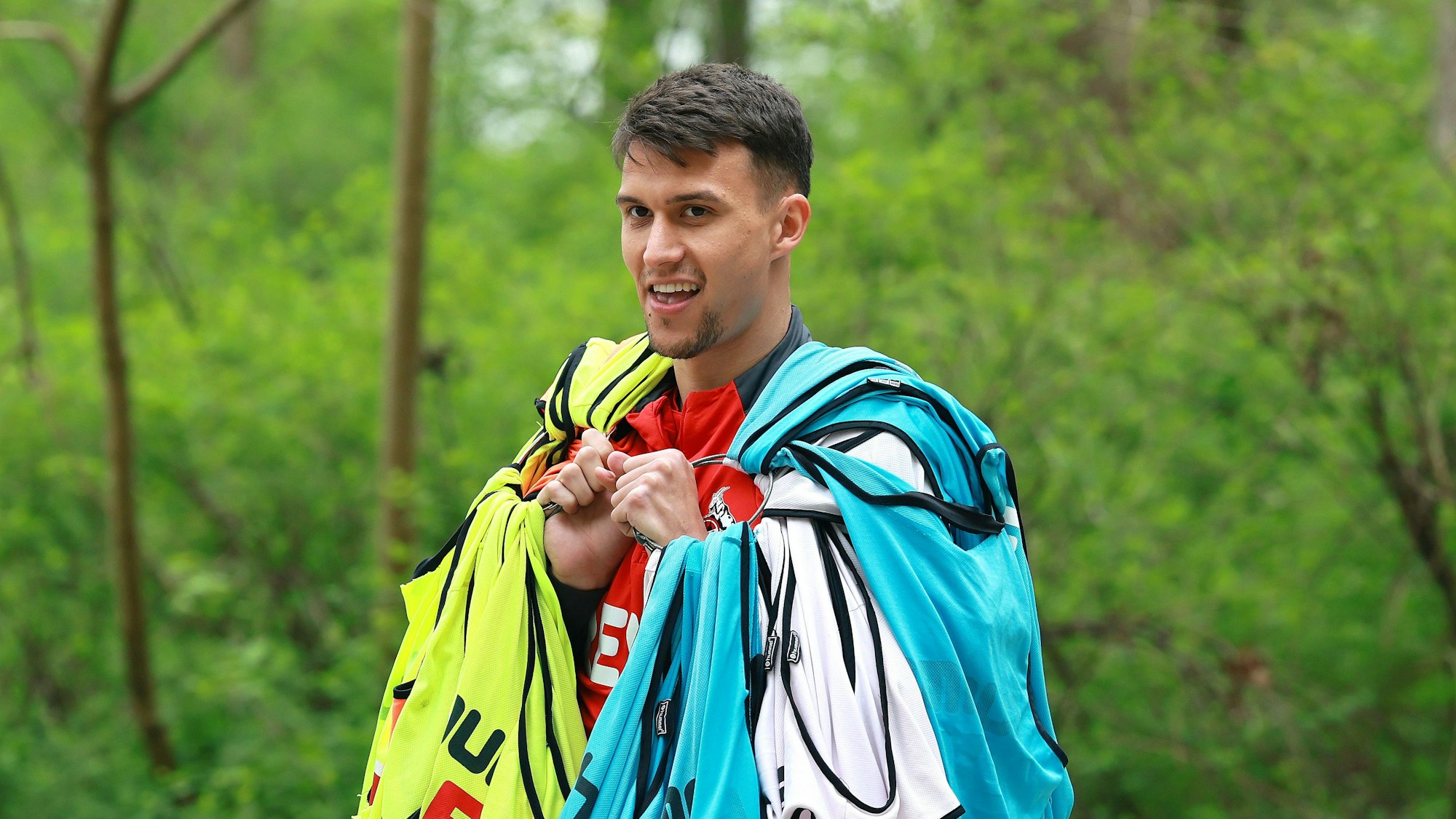 1. FC Köln, Abschluss-Training vor dem Spiel gegen Greuther Fürth, Dejan Ljubicic (1. FC Köln),10.04.2025, Bild: Herbert Bucco