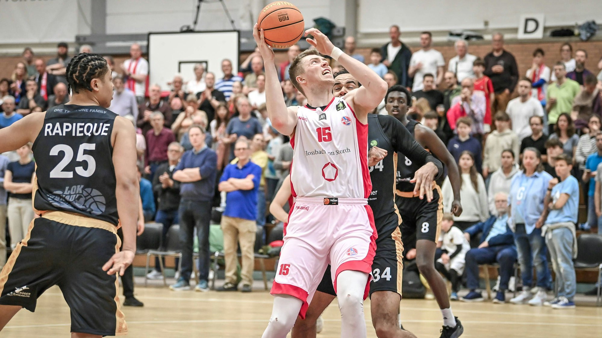 Barmer 2. Basketball Bundesliga ProB: Rheinstars Koeln vs. LOK BERNAU, 20.04.2025 Bjoern Rohwer RheinStars Koeln 15, Barmer 2. Basketball Bundesliga ProB: Rheinstars Koeln vs. LOK BERNAU am 20.04.2025 im ASV Koeln in Koeln Nordrhein-Westfalen *** Barmer 2 Basketball Bundesliga ProB Rheinstars Koeln vs LOK BERNAU, 20 04 2025 Bjoern Rohwer RheinStars Koeln 15 , Barmer 2 Basketball Bundesliga ProB Rheinstars Koeln vs LOK BERNAU on 20 04 2025 at ASV Koeln in Koeln North Rhine-Westphalia Copyright: xBEAUTIFULxSPORTS/Mueller-Laschetx