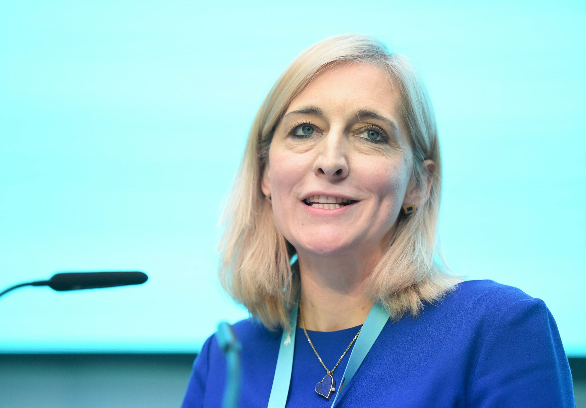ARCHIV - 14.12.2024, Baden-Württemberg, Stuttgart: Nina Warken, Bundestagsabgeordnete und Generalsekretärin der CDU Baden-Württemberg, spricht bei der Landesvertreterversammlung der CDU Baden-Württemberg. (zu dpa: «CDU-Kabinettsliste: Erfahrung und eine Prise Überraschung») Foto: Bernd Weißbrod/dpa +++ dpa-Bildfunk +++