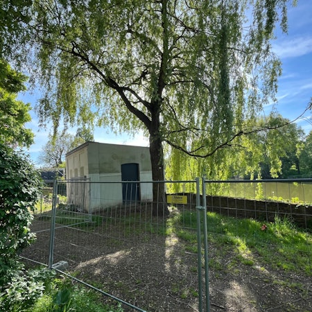 Einstiges Teehaus an der Groov in Zündorf.