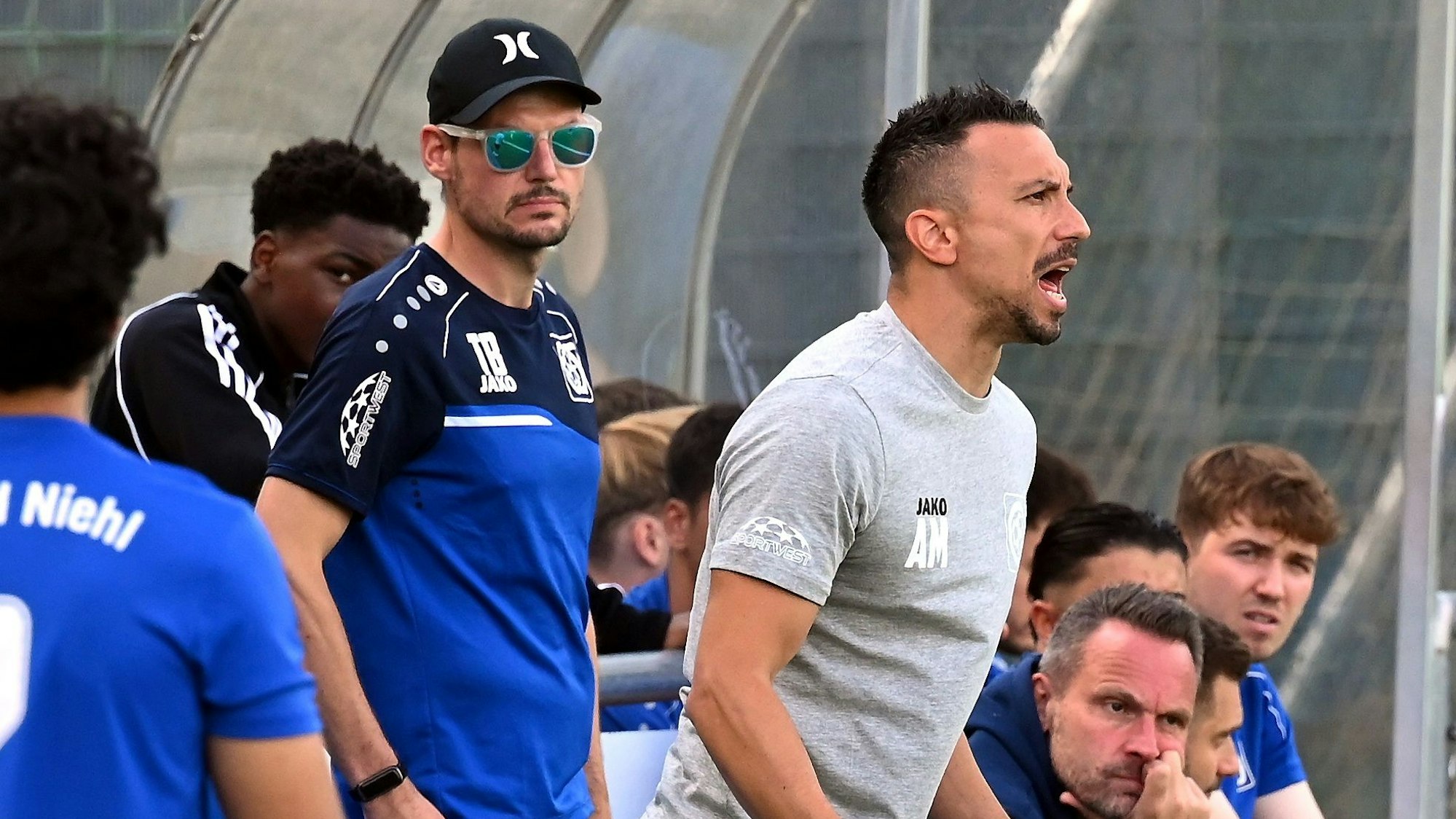 25.08.2024, Fussball-Bergfried Leverkusen-Ford Niehl
TR: Angelo Mazza (Niehl)
Foto: Uli Herhaus