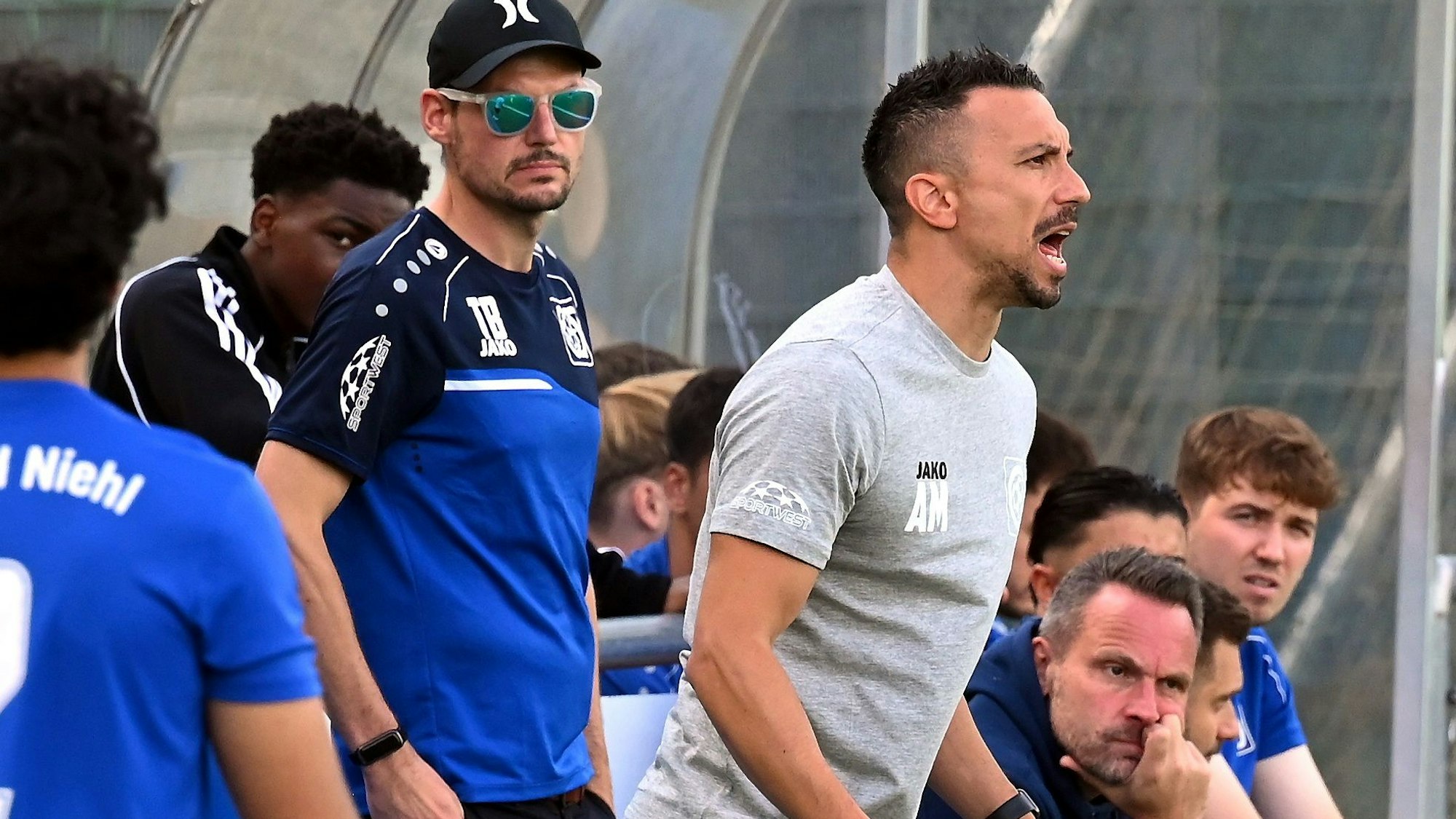 25.08.2024, Fussball-Bergfried Leverkusen-Ford Niehl
TR: Angelo Mazza (Niehl)
Foto: Uli Herhaus