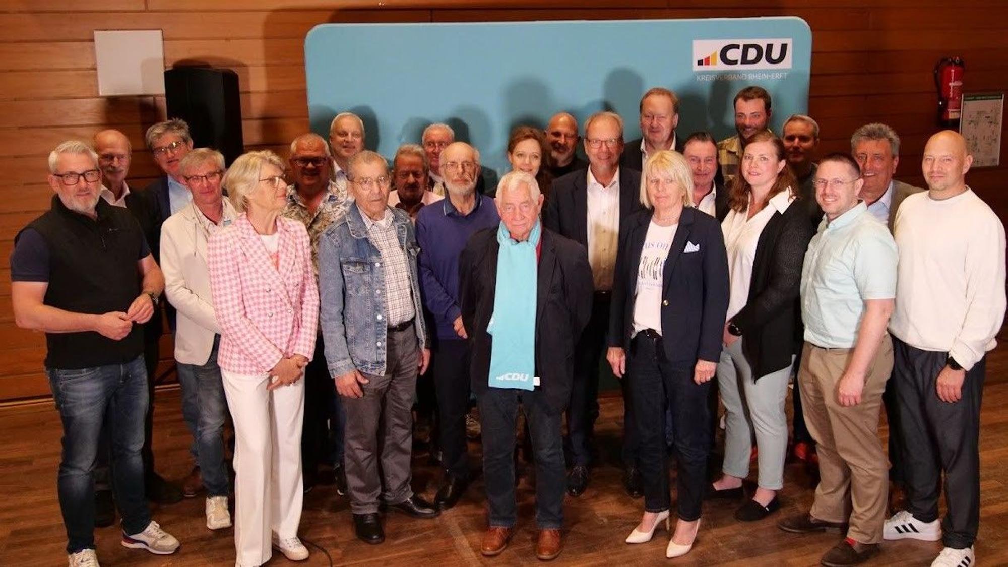 Das Foto zeigt Mitglieder der CDU Bergheim.