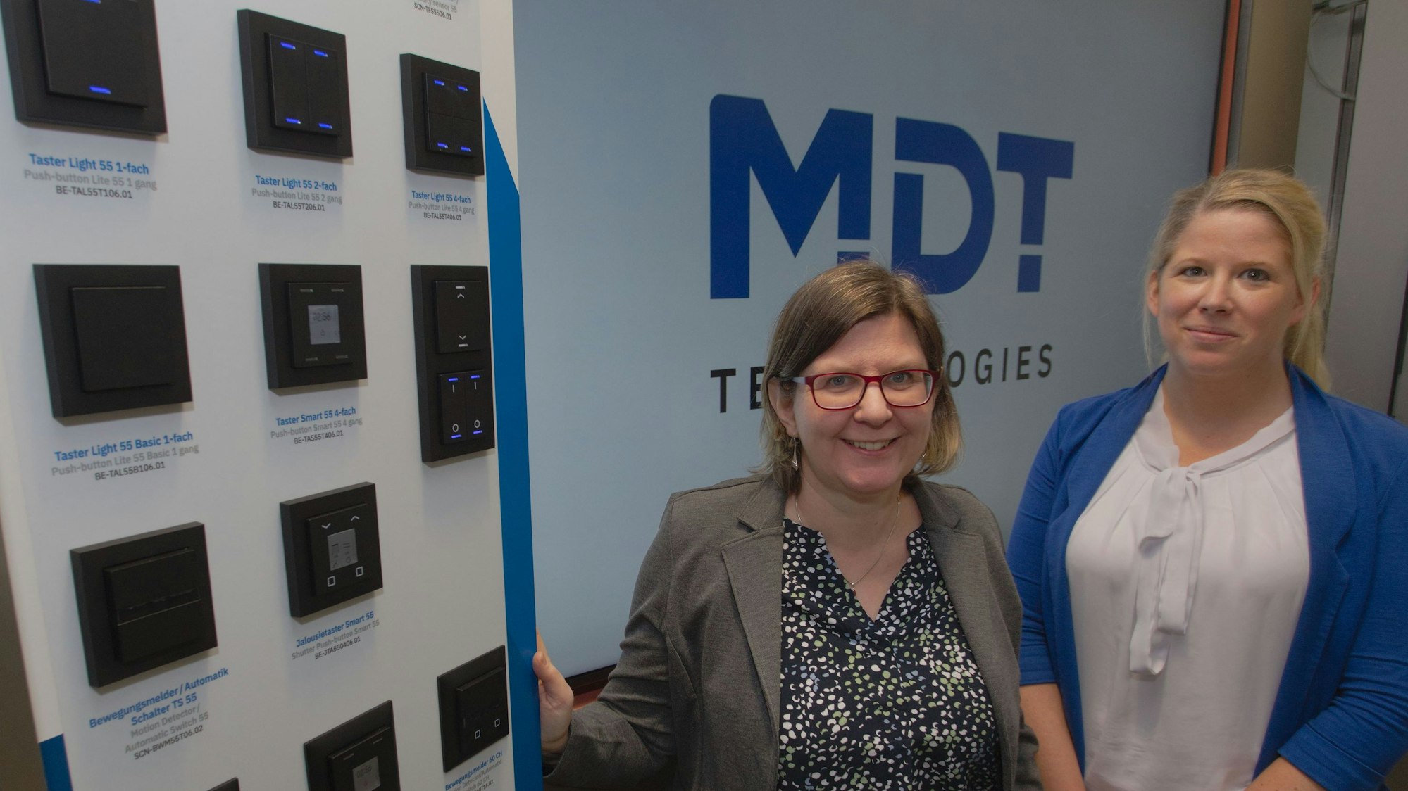 Freuen sich auf die Nacht der Technik bei MDT: Katrin Rosenthal (l.) und Yvonne Haase