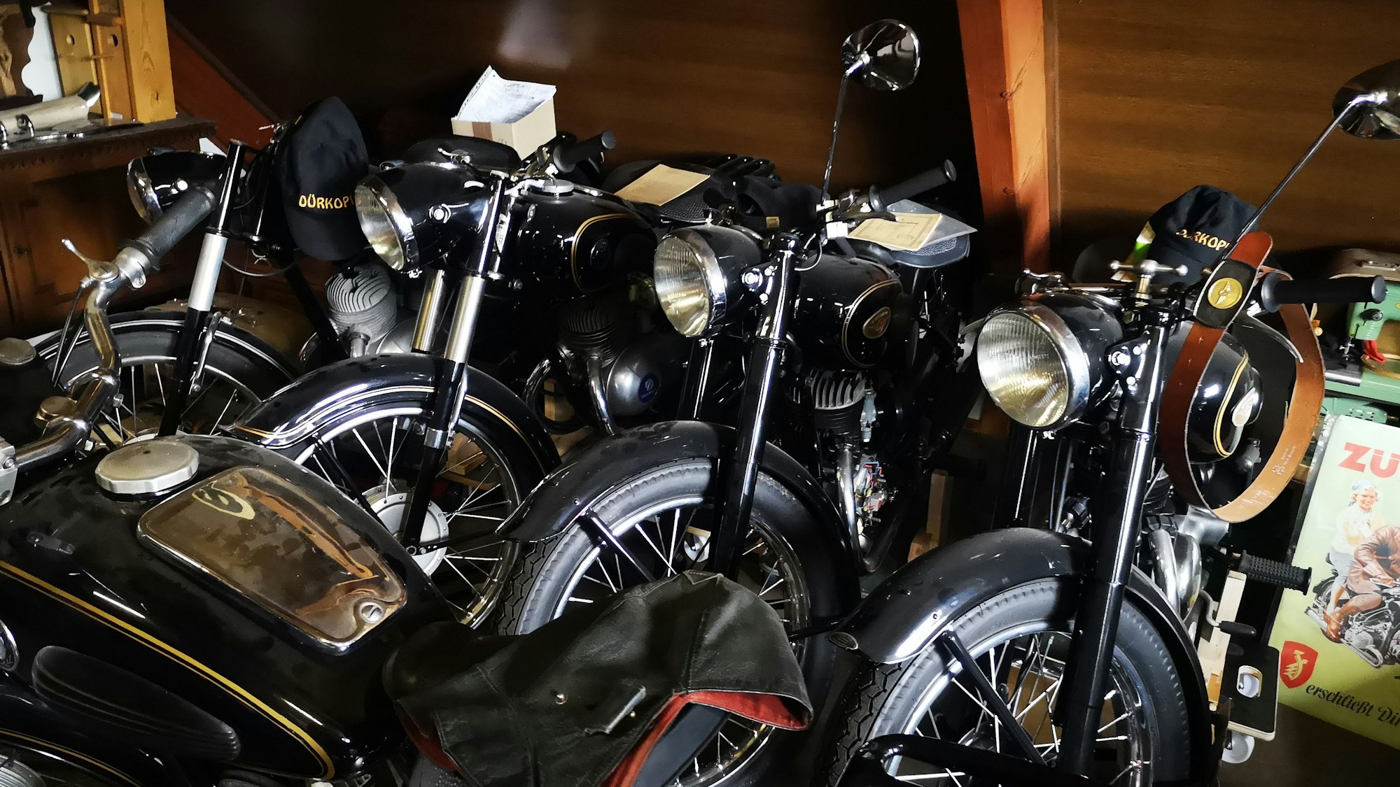 Motorräder in Philipp Stöckers Museum